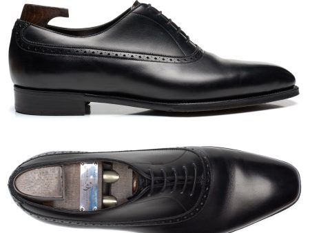 GAZIANO & GIRLING  Kent  Black Calf Leather Oxford Dress Shoes 8E US 8.5 Last MH71 Discount