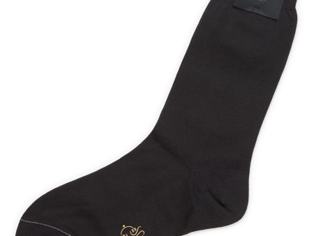 ALTO Milano Fumo Cotton Knit Mid Calf Length Socks Discount