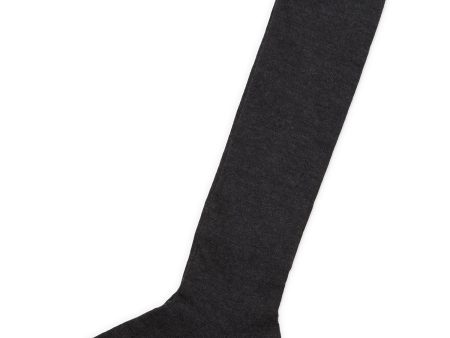 ALTO Milano Gray Cashmere Long Calf Length Socks Online