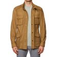 BERLUTI Paris Beige Calfskin Leather Unlined Field Jacket EU 50 NEW US M Supply