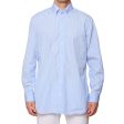 BRIONI Blue Striped Cotton Poplin Button-Down Dress Shirt EU 42 NEW US 16.5 Cheap