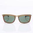 Rare B&L RAY BAN Tortoise-Gold Olympian II L1005 Sunglasses G-15 57mm Fashion