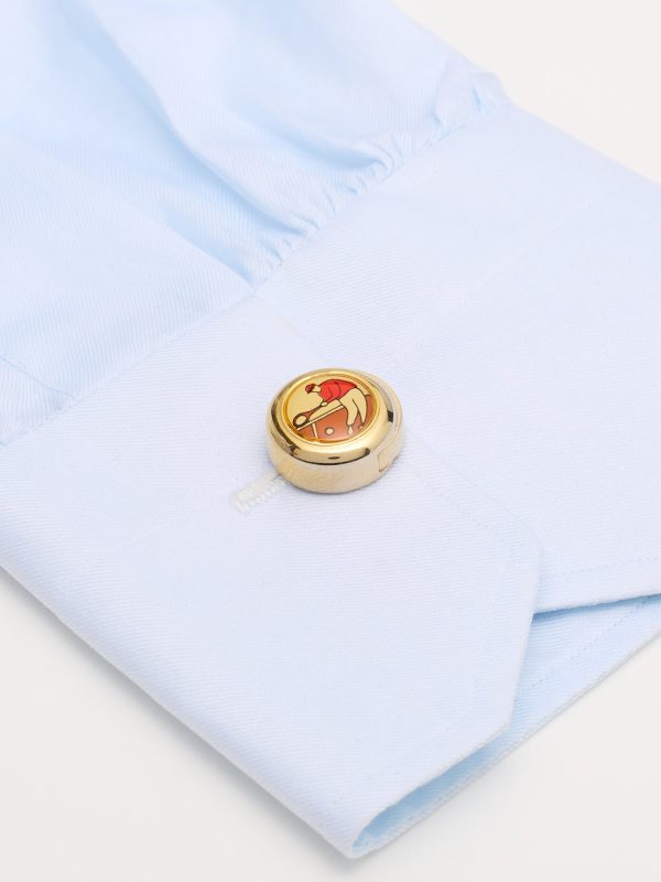 GEORGE MACKAY  Tennis  Gold Formal Shirt Button Covers NOS In Original Box Online Sale