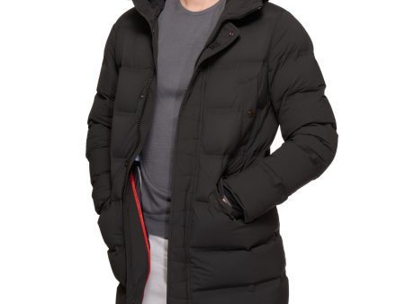 KITON KIRED  Reus  Blue-Black Goose Down Padded Hooded Parka Jacket Coat XS on Sale