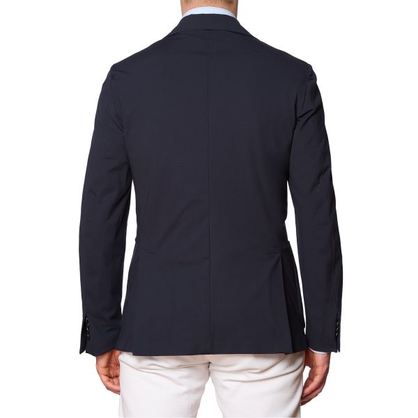 SARTORIA PARTENOPEA Navy Blue Stretch Jacket EU 50 NEW US 40 Current Model on Sale