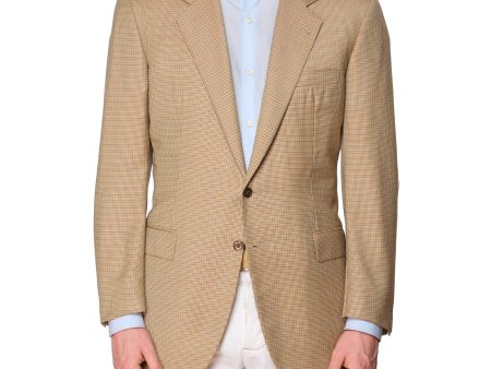 Angelo Blasi s ABLA for VANNUCCI Handmade Beige Wool Jacket EU 50 NEW US 40 Cheap