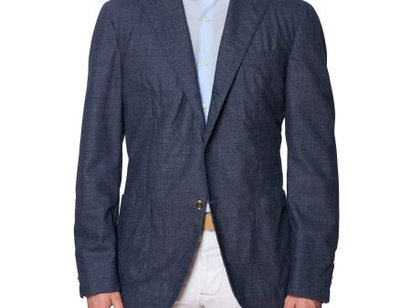 BARBA Napoli Blue Jacket Blazer Soft EU 54 NEW US 42 44 Slim Cheap