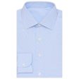 BESPOKE ATHENS Handmade Blue End-on-End Cotton Spalla Camicia Dress Shirt NEW Fashion