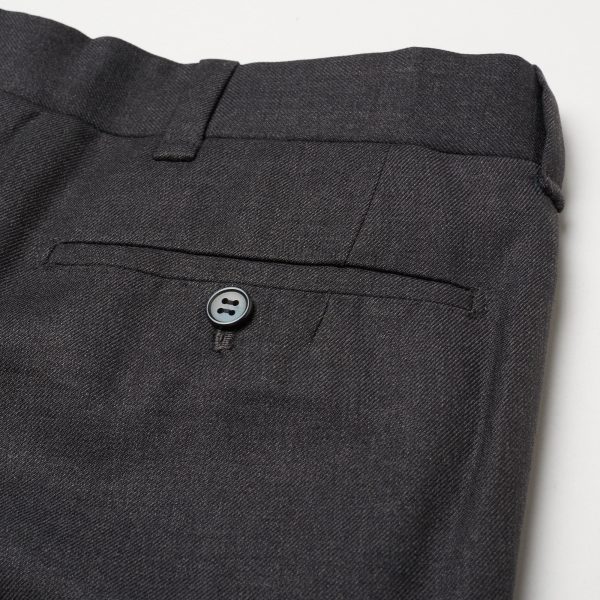 ANDERSON & SHEPPARD Savile Row Bespoke Gray Wool Pants EU 50 US 34 For Cheap