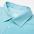 FEDELI  North  Turquoise Cotton Pique Short Sleeve Polo Shirt EU 50 NEW US M Online