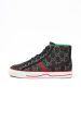 GUCCI Black Tennis 1977 High- Top Sneakers GG Canvas 39.5 Online now