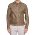 SERAPHIN Taupe Lamb Suede Leather Unlined Jacket FR 50 US M Online Sale