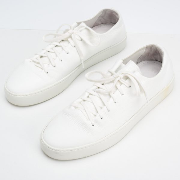 JAK  Atom  All White Full Grain Calf Leather Low-Top Sneaker Shoes EU 42 US 9 Online now