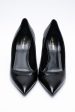 SAINT LAURENT Black Patent Leather Opyum Monogramme Heels 39.5 Fashion