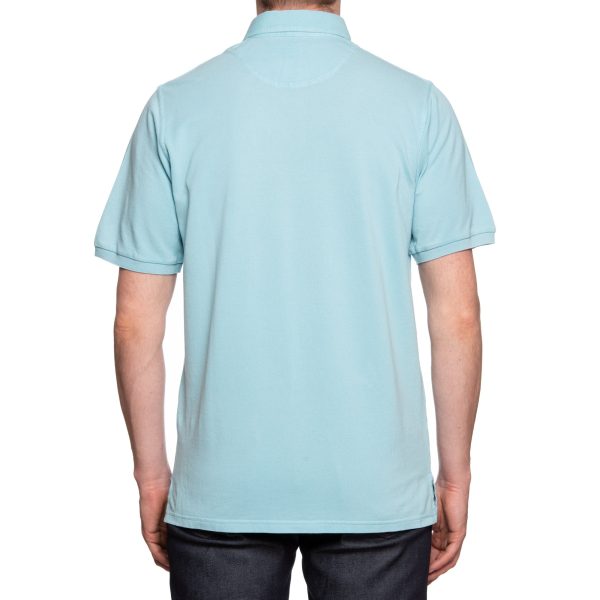 FEDELI  North  Turquoise Cotton Pique Short Sleeve Polo Shirt EU 50 NEW US M Online