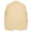 VANNUCCI Milano Beige Pure Cotton Half Lined Jacket EU 56 NEW US 46 Online Hot Sale