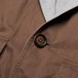 BRUNELLO CUCINELLI Brown Cotton Flight Jacket Blouson Size M Online