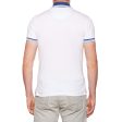 FEDELI White Cotton Jersey Frosted Short Sleeve Polo Shirt 46 NEW XS Slim For Discount