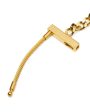 DAKS London Gold Tone Vintage Twister Key Holder Keyring NOS Online now