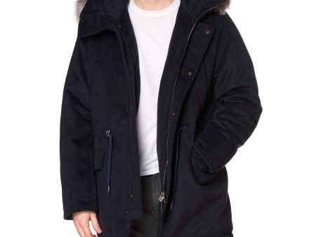 KITON KIRED  Frau  Goose Down Hooded Parka Jacket Raccoon Fur 50 US M Online Hot Sale