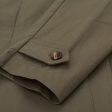 KITON KIRED  Emery  Olive Cotton Blend Trench Coat EU 50 US M Fashion