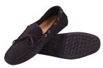 KITON NAPOLI Navy Blue Suede Loafers Driving Car Shoes Moccasins NEW Online