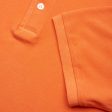 FEDELI  North  Neon Orange Cotton Pique Short Sleeve Polo Shirt EU 50 NEW US M For Discount