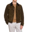 BERLUTI Calfskin Leather Western Suede Trucker Jacket EU R52 US L NEW For Discount