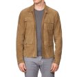 SERAPHIN Khakie Goat Suede Leather Unlined Field Jacket FR 50 US M Supply