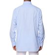 BRIONI Blue Striped Cotton Poplin Button-Down Dress Shirt EU 42 NEW US 16.5 Cheap