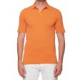 FEDELI  Jack  Orange Cotton Short Sleeve Pique Polo Shirt EU 48 NEW US S Online Hot Sale