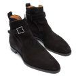 GAZIANO & GIRLING  London  Black Suede Leather Jodphur Boots UK 8E US 8.5 Last MH71 Online now