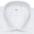 BARBA Handmade Striped Cotton-Linen French Cuff Dress Shirt EU 44 NEW US 17.5 Online Sale