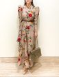 Beige Floral Maxi Supply