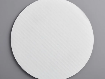 Cake Board Corrugated 12  Round White Waxed For Discount