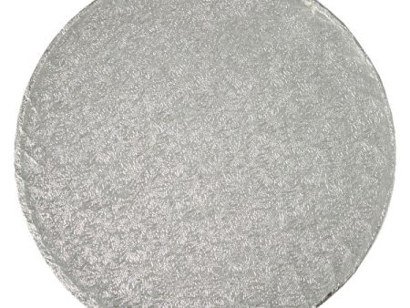 Cake Board 18  Round Silver Foil 0.5  Thick Online