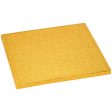 Cake Board 12  Square Gold Foil 0.5  Thick Supply