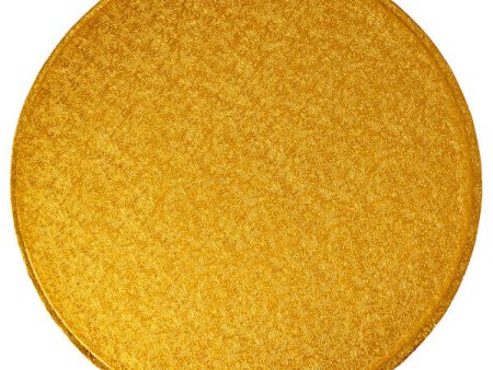 Cake Board 10  Round Gold Foil 0.5  Thick Hot on Sale