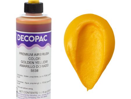 DecoPac Golden Yellow Premium Airbrush Color For Cheap