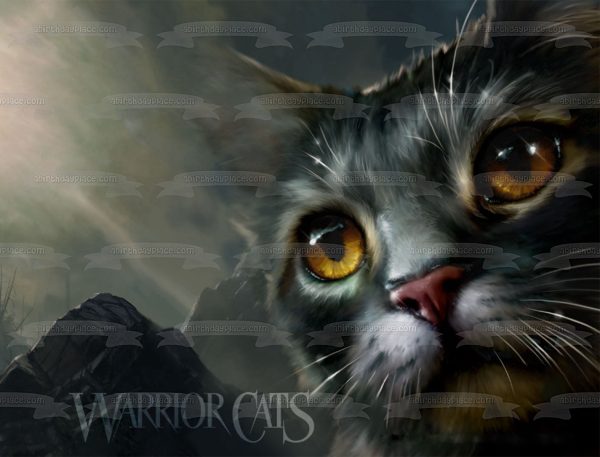 Warrior Cats Book Cover Moonrise Edible Cake Topper Image ABPID56649 Discount