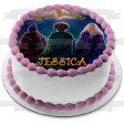 Hocus Pocus 2 the Sanderson Sisters Mary, Winifred and Sarah Moon Gazing Edible Cake Topper Image ABPID56604 Online now