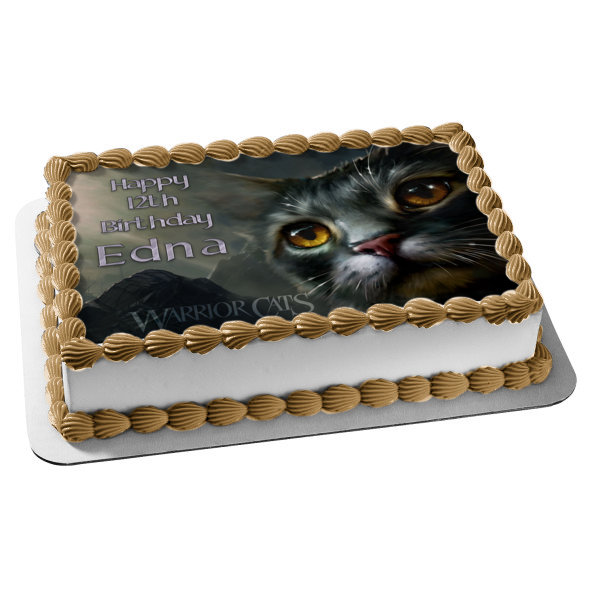 Warrior Cats Book Cover Moonrise Edible Cake Topper Image ABPID56649 Discount