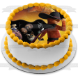 Puss In Boots the Last Wish Goldilocks the Three Bears Perro Kitty Softpaws Billowing Cape Edible Cake Topper Image ABPID56622 Online now