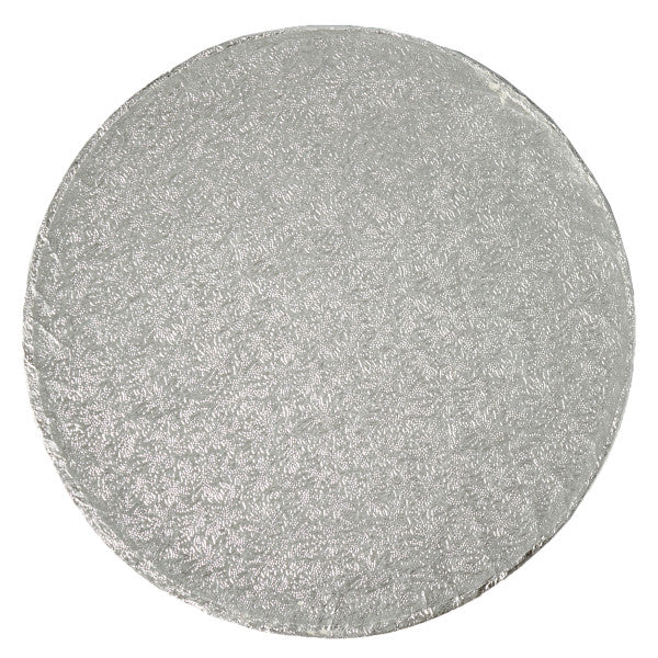 Cake Board 12  Round Silver Foil 0.5  Thick Fashion