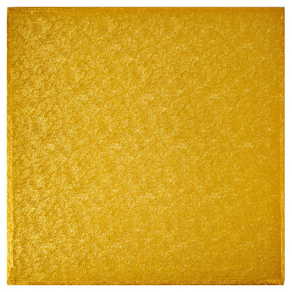 Cake Board 12  Square Gold Foil 0.5  Thick Supply