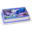 Rocket League Time to Play Soccer Edible Cake Topper Image ABPID56628 Hot on Sale