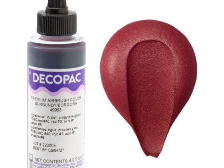 DecoPac Burgundy Premium Airbrush Color For Cheap