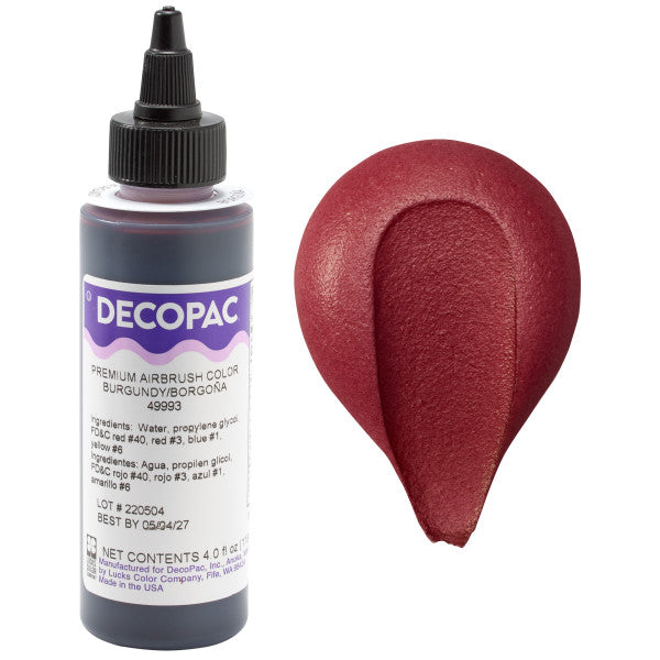 DecoPac Burgundy Premium Airbrush Color For Cheap