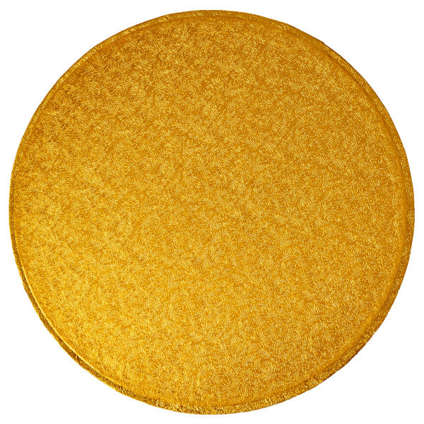 Cake Board 14  Round Gold Foil 0.5  Thick For Cheap