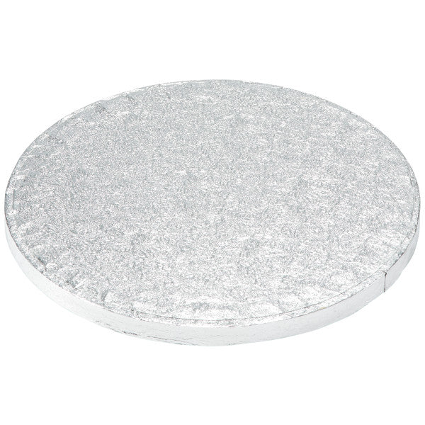 Cake Board 12  Round Silver Foil 0.5  Thick Fashion